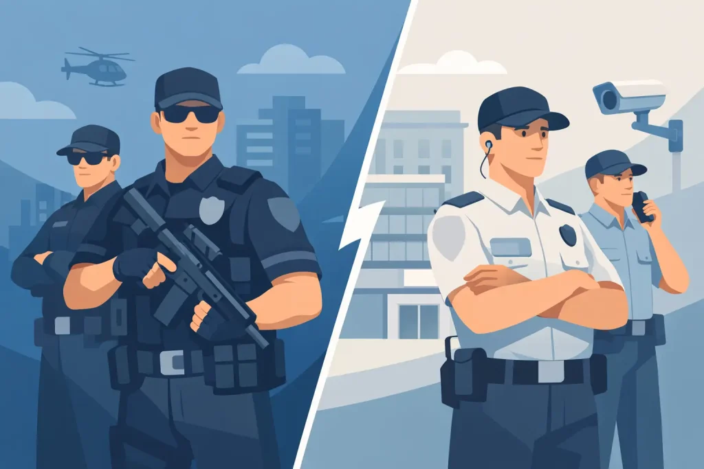 Armed Guards vs Unarmed Guards