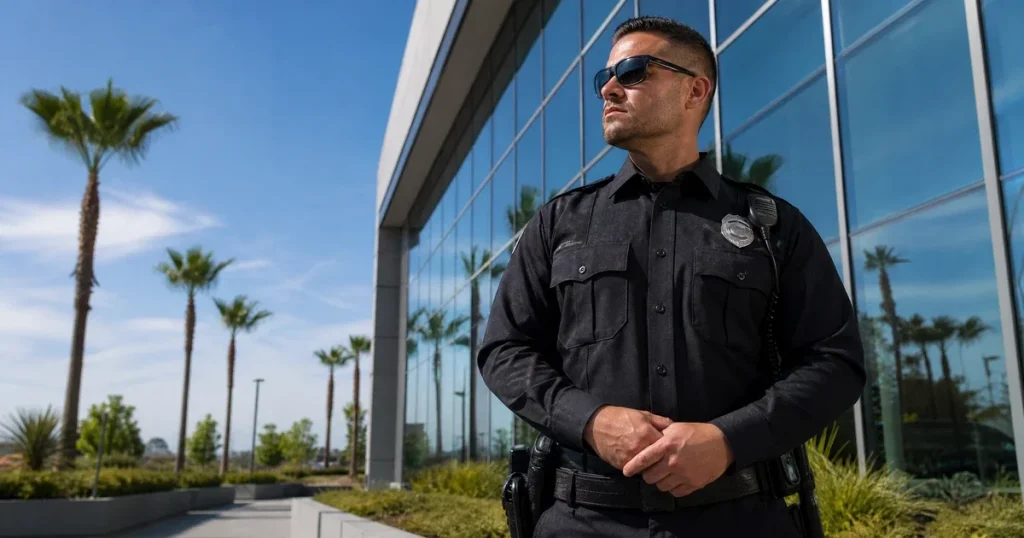 Security guard cost breakdown in California pricing per hour